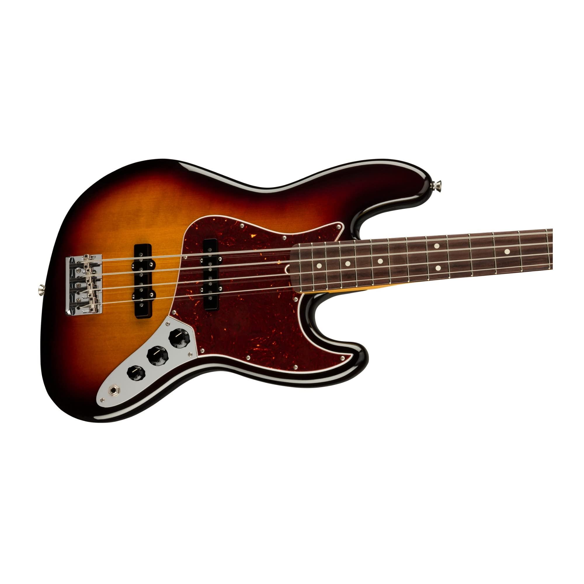 Fender American Professional II Jazz Bass, 3-Color Sunburst, Rosewood Fingerboard