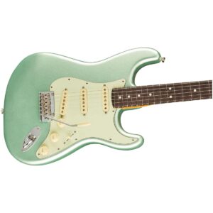 Fender 6 String Solid-Body Electric Guitar, Right, Mystic Surf Green (0113900718)