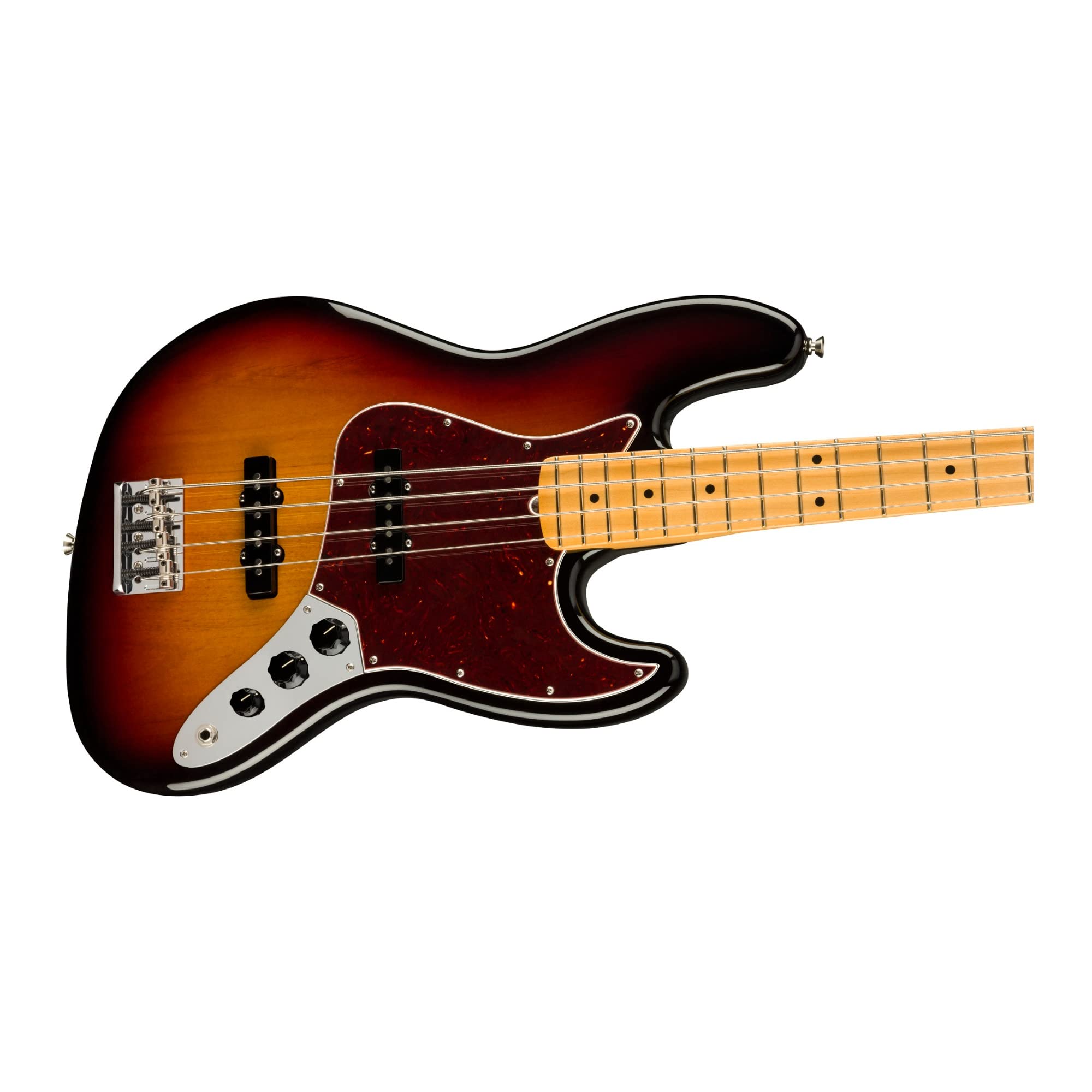 Fender American Professional II Jazz Bass, 3-Color Sunburst, Maple Fingerboard