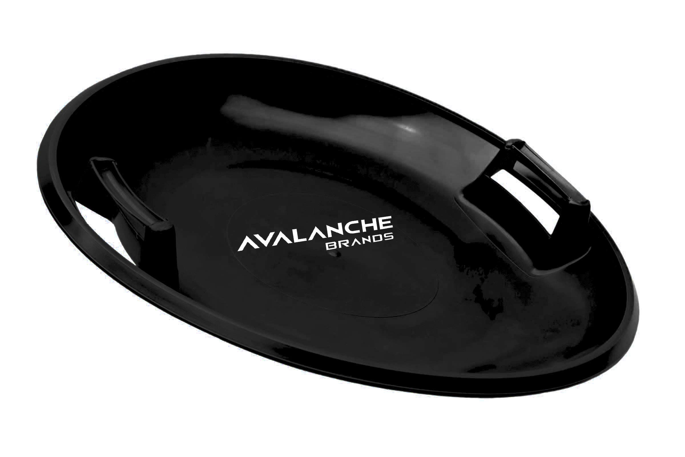 Avalanche Brands - 25" Downhill Saucer Snow Sleds - Red & Black