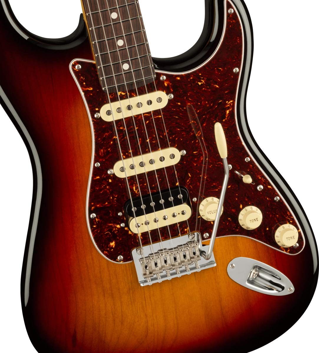 Fender American Professional II Stratocaster HSS - 3 Color Sunburst with Rosewood Fingerboard