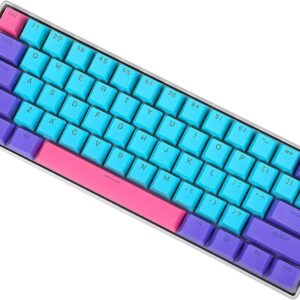 BOYI Wired 60% Mechanical Gaming Keyboard,Mini RGB Cherry MX Switch PBT Keycaps NKRO Programmable Type-C Keyboard for Gaming and Working (Joker-Color,Cherry MX Brown Switch)