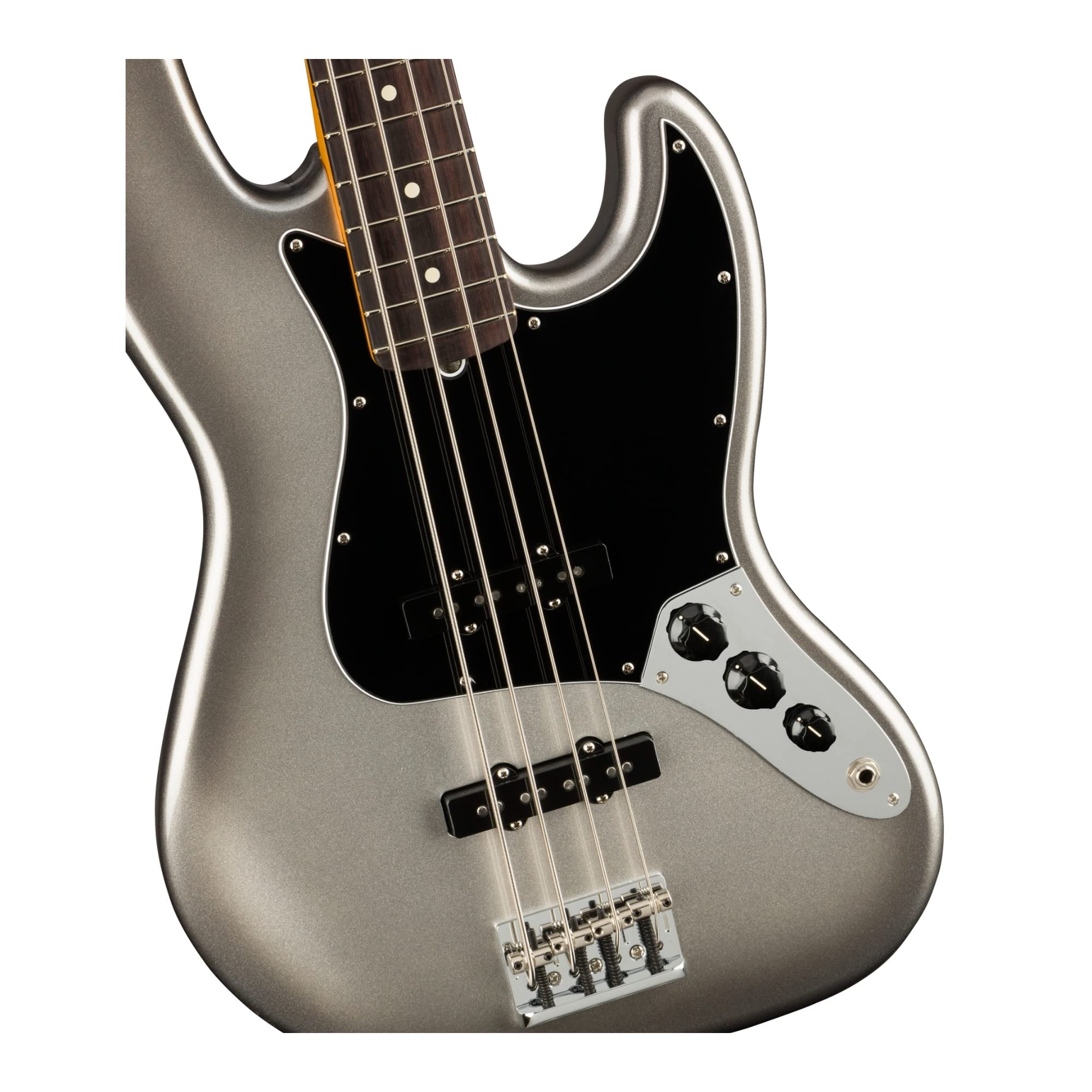 Fender American Professional II Jazz Bass, Mercury, Rosewood Fingerboard