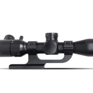 Monstrum 3-9x32 Rifle Scope with Rangefinder Reticle | ZR250 H-Series Offset Scope Mount | Bundle