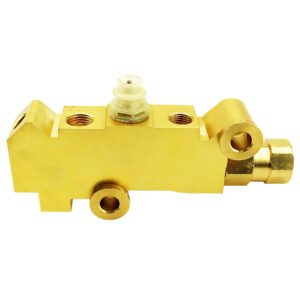 pv4 brass combination-proportioning valve, 172-1361 pv71 disc-disc brake system fit for ford chevy mopar, proportioning valve compatible with 4 wheel disc brakes trucks