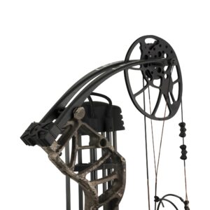 Bear Archery Legit Ready to Hunt Extra Compound Bow Package for Adults & Youth, Right Hand, True Timber Strata