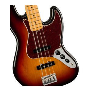 Fender American Professional II Jazz Bass, 3-Color Sunburst, Maple Fingerboard