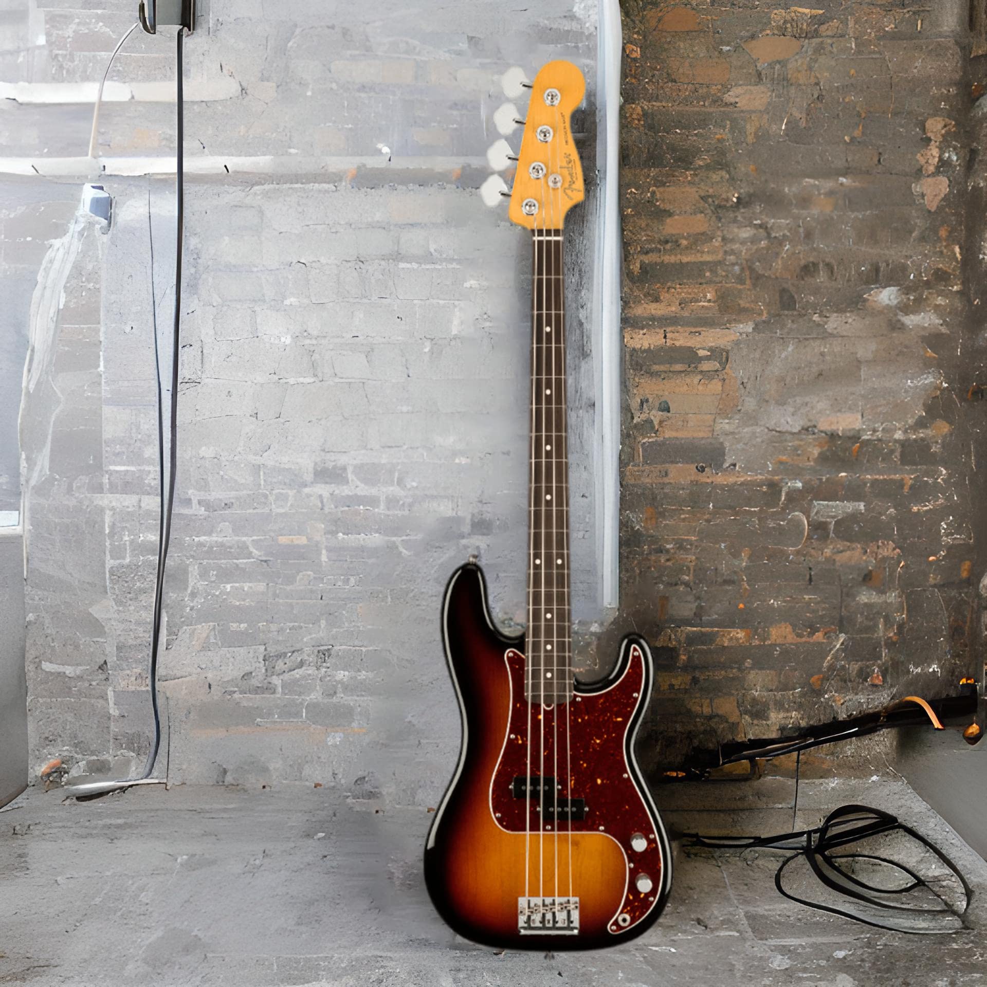 Fender American Professional II Precision Bass, 3-Color Sunburst, Rosewood Fingerboard