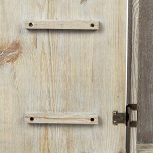 American Legend Barnwood Dartboard Cabinet with Wheat Finished Barn Style Doors - Dartboard Not Included