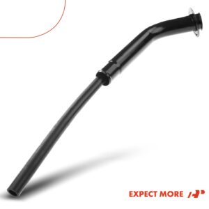 A-Premium Fuel Tank Filler Neck Pipe Hose Compatible with Ford F-150/F-250 1990-1996, F-350 1990-1997, F-250 HD 1997, Gas, with Single Rear Wheel, Replace# E7TZ9034B