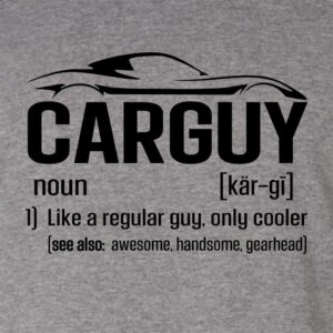 Go All Out XXX-Large Oxford Adult Carguy Definition of Car Guy Funny Gearhead T-Shirt