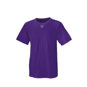 evoshield men's standard shirt, purple, medium