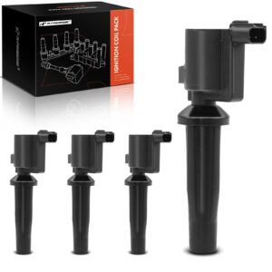 A-Premium Ignition Coil Pack Set of 4 Compatible with Ford Fusion 2010-2020 Escape 2009-2019 Ranger 2013-2020 Lincoln MKZ 2011-2020 2.0L 2.5L with 2 Terminal