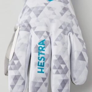 Hestra Unisex Windstopper Touring 5-finger Glove - Offwhite Print - 8