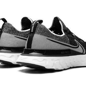 Nike React Infinity Run Flyknit Womens Running Shoe Cd4372-012 Size 5 Black/Black-White