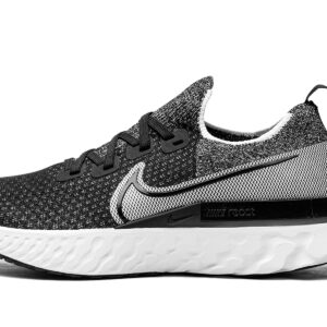 Nike React Infinity Run Flyknit Womens Running Shoe Cd4372-012 Size 5 Black/Black-White