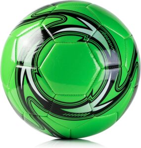 western star soccer ball size 3 & size 4 & size 5 - official match weight - 5 colors - youth & adult soccer players - helix - attractive and durable design