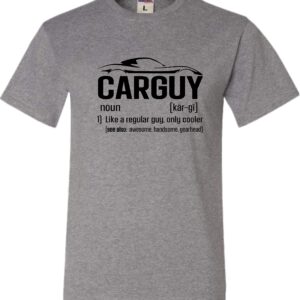 Go All Out XXX-Large Oxford Adult Carguy Definition of Car Guy Funny Gearhead T-Shirt