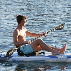 NIXY Newport G5 Inflatable Paddle Board | High-Performance, Durable, and Lightweight SUP for All Skill Levels with Welded Seams and 300 lbs. Capacity. (BoraBora)