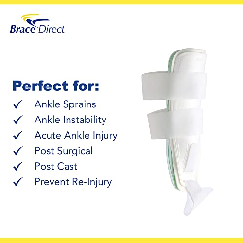 Gel Air Ankle Stirrup Brace & Splint for Ankle Support with Swelling, Inflammation, Acute Ankle Injuries & Chronic Instability by Brace Direct