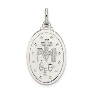 Sterling Silver Miraculous Medal QQC5515