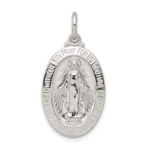 Sterling Silver Miraculous Medal QQC5515