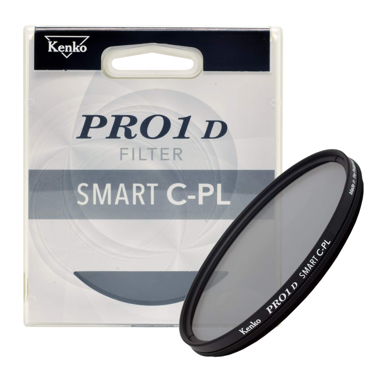 Kenko Circular Polarizing Filter PRO1D Smart C-PL Filter 55mm, for Removing Light Reflections, for Brilliant Landscape Photography, Lowprofile, 398722