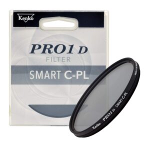 Kenko Circular Polarizing Filter PRO1D Smart C-PL Filter 82mm, for Removing Light Reflections, for Brilliant Landscape Photography, Lowprofile, 398814