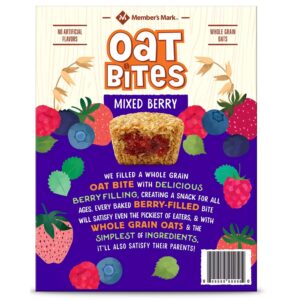 Member's Mark Mixed Berry Oat Bite 18 Bars X 1.3 Oz (Net Wt 23.4 Oz),, ()