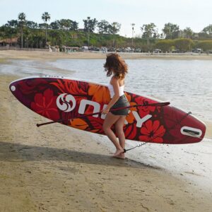 NIXY Newport G5 Inflatable Paddle Board | High-Performance, Durable, and Lightweight SUP for All Skill Levels with Welded Seams and 300 lbs. Capacity. (BoraBora)