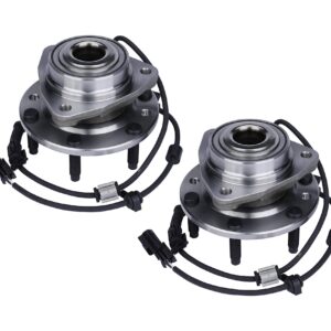 Replacement Front Wheel Hub Bearing Assembly Set of 2 - Compatible with Chevy, Buick, GMC Vehicles - Rainier, SSR, Trailblazer, Envoy, Bravada, 9-7x - Replaces 951-056, 12413037, 15130858, 513188