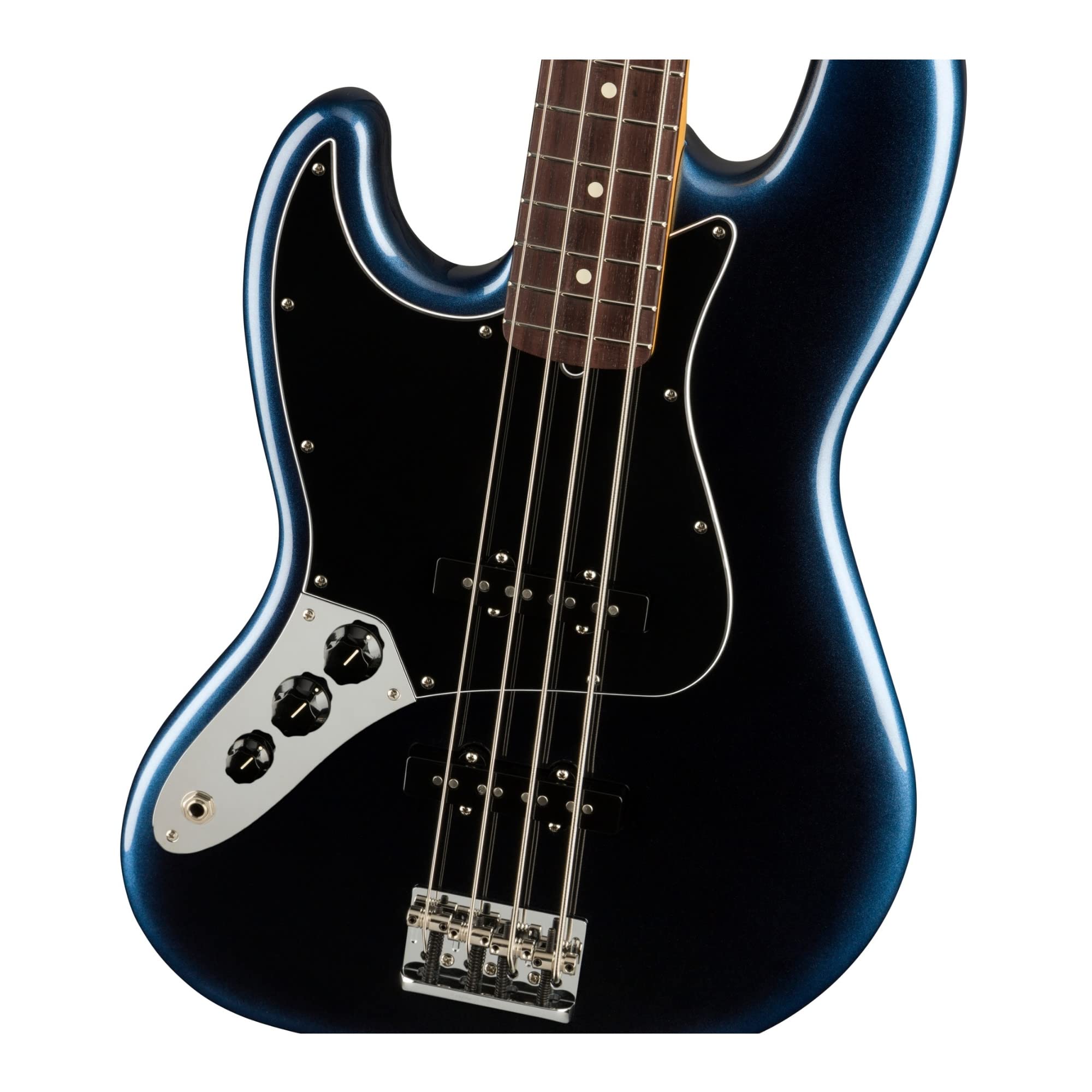 Fender American Professional II Jazz Bass, Dark Night, Left-Handed, Pau Ferro Fingerboard