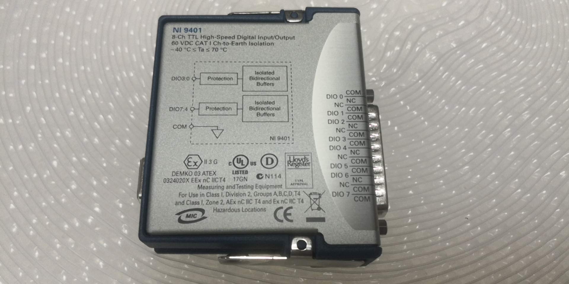 National Instruments, NI,NI 9401 Data I/O