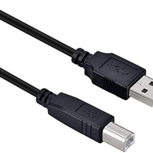 DJ Controller USB Cable USB 2.0 Cord Compatible for Pioneer DJ DDJSB3,DDJ-400,DDJ-SX3,DDJ-800,DDJ-SR2,DDJSR,DDJRR,DDJ200,DDJ1000SRT,DDJ-WeGO4-K,XDJ-RX2,DDJ-200