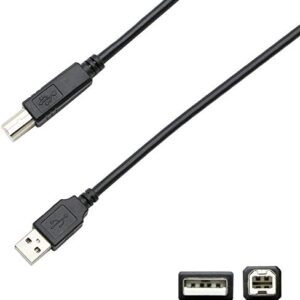 DJ Controller USB Cable USB 2.0 Cord Compatible for Pioneer DJ DDJSB3,DDJ-400,DDJ-SX3,DDJ-800,DDJ-SR2,DDJSR,DDJRR,DDJ200,DDJ1000SRT,DDJ-WeGO4-K,XDJ-RX2,DDJ-200