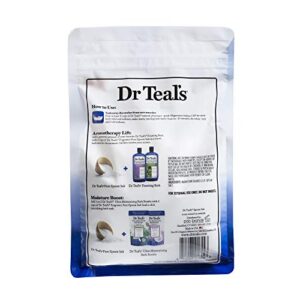 Dr. Teal's Unscented Pure Epsom Salt Soaking Solution Gift Set (2 Pack, 4lbs ea.) - Fragrance Free Whole Body Relief - Eases Aches & Pains, Alleviates Daily Stress & Soothes The Senses - at Home Spa