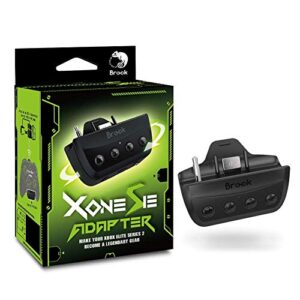 brook xone se adapter - type c version, for xb elite series 2 and xb x/s controllers on xb x/s, switch, ps4 gaming consoles and pc(xid), supports motion control, turbo, remap, audio function