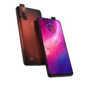 Motorola One Hyper 128GB Deep Sea Blue/Dark Amber/Fresh Orchid GSM Unlocked Only (AT&T & T-Mobile Only) (Dark Amber) (Renewed)