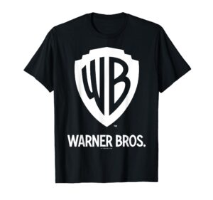 warner brothers wb blue logo c1 t-shirt