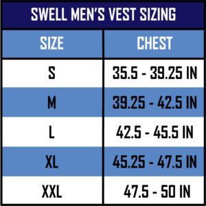 Mens Neoprene Wakesurf Comp Vest - Designed Exclusively for Wake Surfing, but Great for All Other Watersports Activities! (Cobalt, Small)