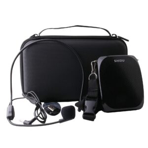 WERJIA Hard Carrying Case for Zoweetek/SHIDU Voice Amplifier Portable with Rechargeable Wired Microphone (Case Only)