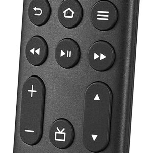 Insignia - Fire TV Replacement Remote for Insignia and Toshiba - Black