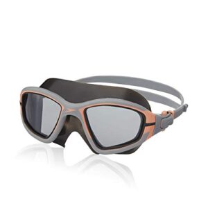 speedo unisex-adult swim goggles proview mask , monument/steel