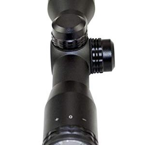 DB TAC INC 4X32 Compact Scope with Mil-Dot Reticle and 1" Picatinny Scope Rings