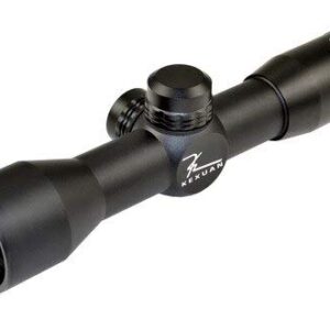 DB TAC INC 4X32 Compact Scope with Mil-Dot Reticle and 1" Picatinny Scope Rings