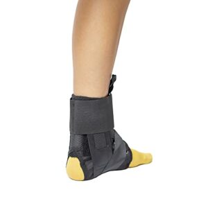 Brace Direct Lace Up Ankle Brace with Figure 8 Strapping - Compression Stabilizer Support & Leg Splint for Sprained, Rolled, Acute Ankle Injuries