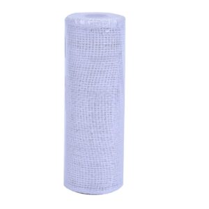 10" white poly burlap mesh by celebrate it item # 10617427