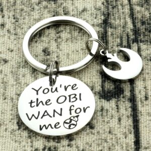 Kivosliviz Star Wars Gifts for Boyfriend Star Wars Rebels Keychain Starwars Valentines Gifts for Husband