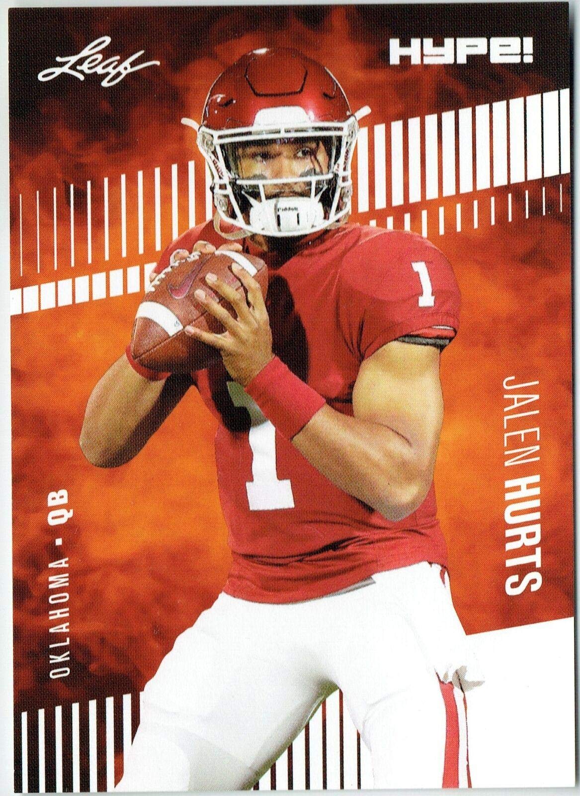 Jalen Hurts 2020 Leaf HYPE! #28 Just 5000 Made 25) Rookie Card Lot Eagles - Unsigned College Cards