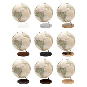 Push Pin Globe Ivory, Custom Travel Globe with Pins, Wedding Gift, Travel Gift for Gouple